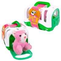 Мягкая игрушка Junfa Toys Питомец домашний с переноской - BL40043