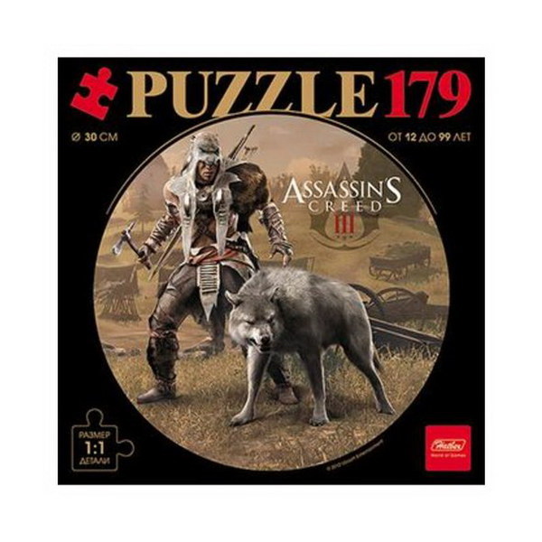 Пазл Hatber круглые *Assassin*s creed*, 179 элементов - 179ПЗк4-15664