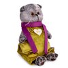 Мягкая игрушка Budi Basa Басик в бархатном комбинезоне 22 см - Ks22-209