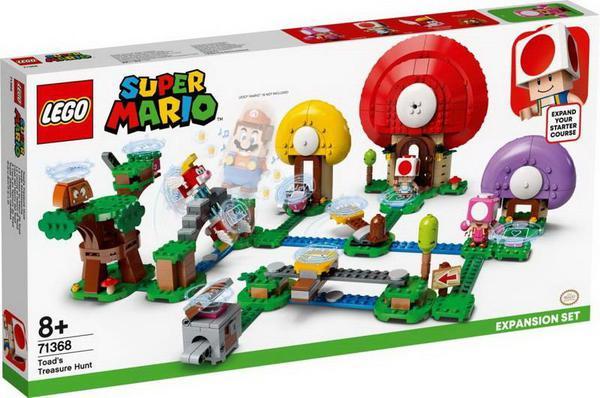 Конструктор LEGO Super Mario Погоня за сокровищами Тоада. Дополнительный набор - 71368-L