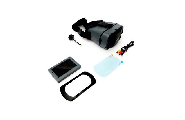 Шлем Spektrum в комплекте с FPV монитором 4.3 5.8G - SPMVM430C
