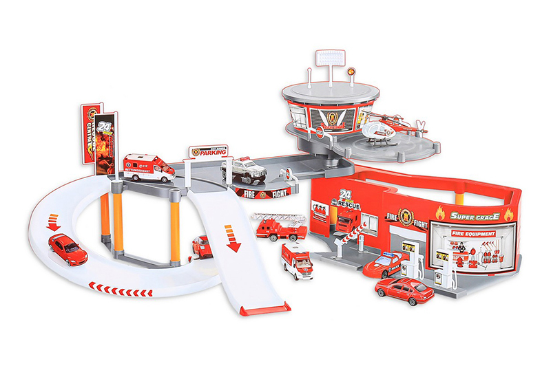Игровой набор HC-Toys Парковка Пожарная часть - HC-246851