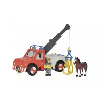 Набор Пожарный Сэм, Машина Феникс + фигурка + лошадь, аксессуары, 23 см Simba - 9258280