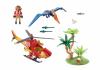 Конструктор Playmobil Динозавры: Вертолет для приключений с птеродактилем - 9430pm
