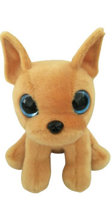 Мягкая игрушка Abtoys Собачка Чихуахуа бежевая, 15 см - M4944