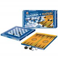Настольная игра 2 в 1 *Шашки и нарды* 2021 - Р49032