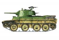 Сборная модель Советский лёгкий танк БТ-7М масштаб 1:35 - AK35027