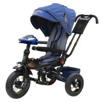 Велосипед трехколесный Lexus Trike надувные колеса 12* и 10* - T400M2S-N1210-DBLUE+GREY