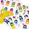 Настольная игра *МАТРЁШКИ НА ЛАДОШКЕ* 3 в 1 Играй Думай Учись Bondibon - ВВ4247