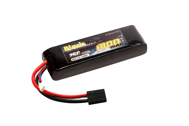 Аккумулятор Black Magic LaTrax Rally LiPo 7.4V 2S 25C 1900 mAh - BM-A25-1900