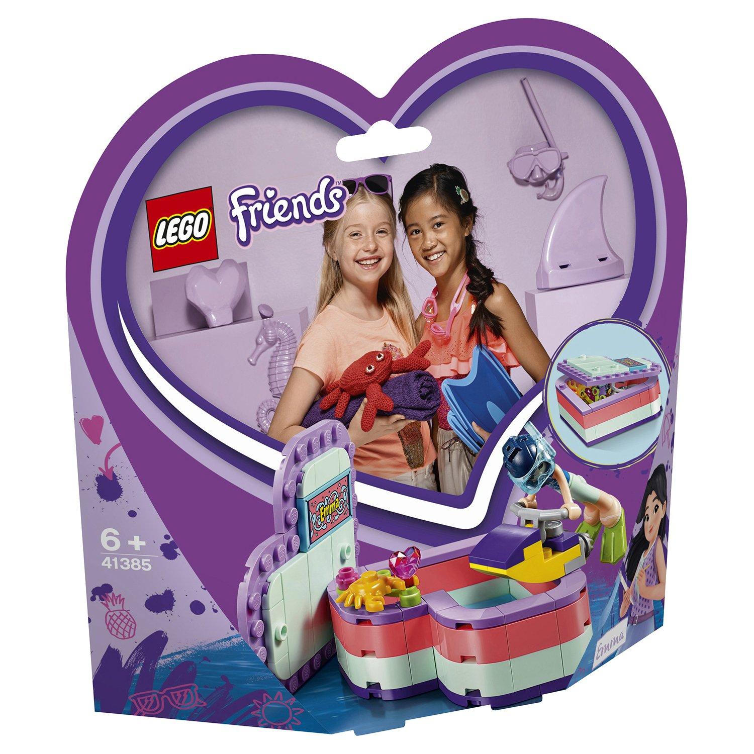 Конструктор LEGO Friends Летняя шкатулка-сердечко для Эммы - 41385