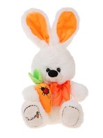 Мягкая игрушка Fluffy Family Зая с морковкой 20см - 682121