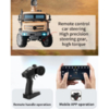 Радиоуправляемый грузовик WPL Следопыт с FPV HD WI-FI камерой (синяя) 4WD RTR масштаб 1:16 2.4G - CX002-C-B