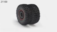 Колеса в сборе YIKONG YK4106 Tires set Glued 2.2 - YK-21100