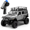 Радиоуправляемый внедорожник MN Model Jeep Wrangler 4WD RTR масштаб 1:12 2.4G - MN-128 SILVER