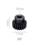 Шестерня стальная Pinion gear 20T 32P для вала 5mm - SWS-32P-5-20T