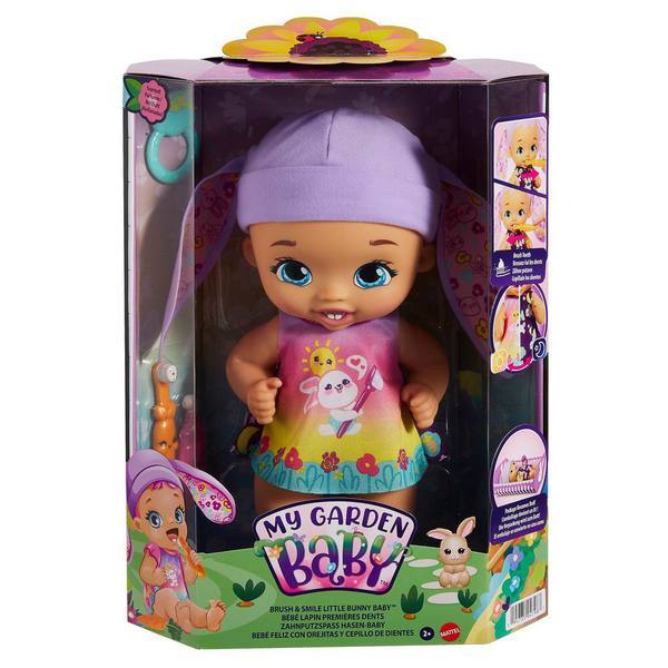 Пупс Mattel My Garden Baby Малышка-зайчик Умывайся и улыбайся с запахом - HGC12