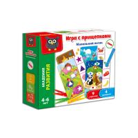 Развивающая игра Vladi Toys Маленький логик с прищепками - VT5303-03