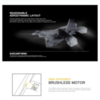 Радиоуправляемый самолет XK Innovation Imitate F22A Raptor RTF 2.4G - A180 (F22)