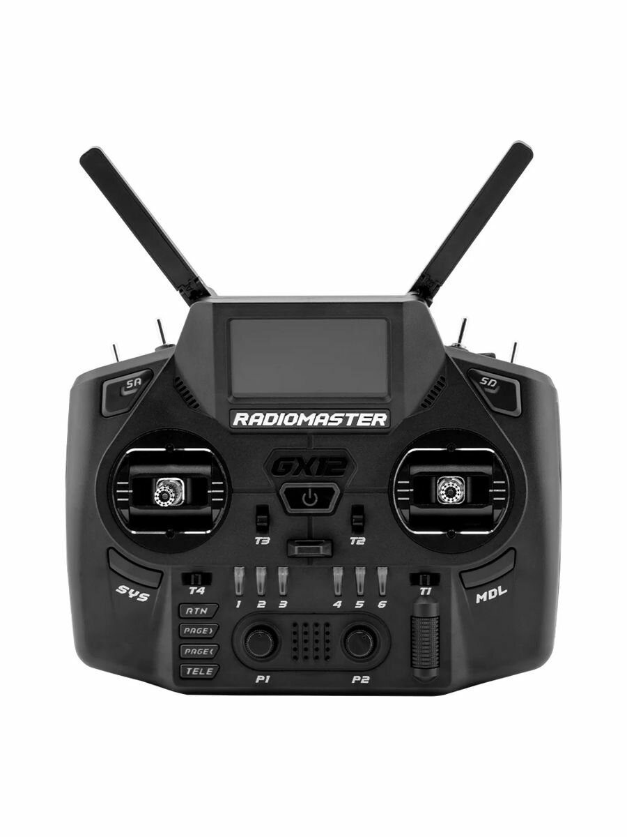 Аппаратура управления Radiomaster GX12 ELRS (2.4G, Sub-G 900MHz) - HP0157.0094-BLK