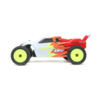 Радиоуправляемый трагги Losi Mini-T 2.0 Stadium Truck Brushed 2WD RTR масштаб 1:18 2.4G (красный) - LOS01015T1