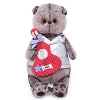 Мягкая игрушка Budi Basa Басик в жилете с гитарой, 30 см - Ks30-104
