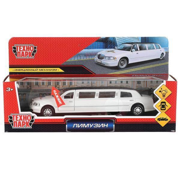 Машинка Технопарк Лимузин 18 см, свет, звук - LIMO80208-18SL-MIX