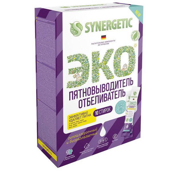 Пятновыводитель-отбеливатель SYNERGETIC 10 Стиков по 25г - 111102
