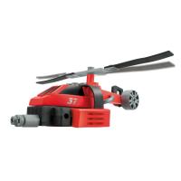 Машинка-конструктор Devik Toys Красный вертолет, звук, свет - 3524460