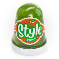 Слайм Style Slime блестящий *Зеленый с ароматом яблока*, 130мл - Сл-019