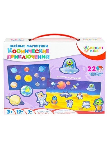 Настольная игра Bright kids Космические приключения, магнитная - ИН-5522
