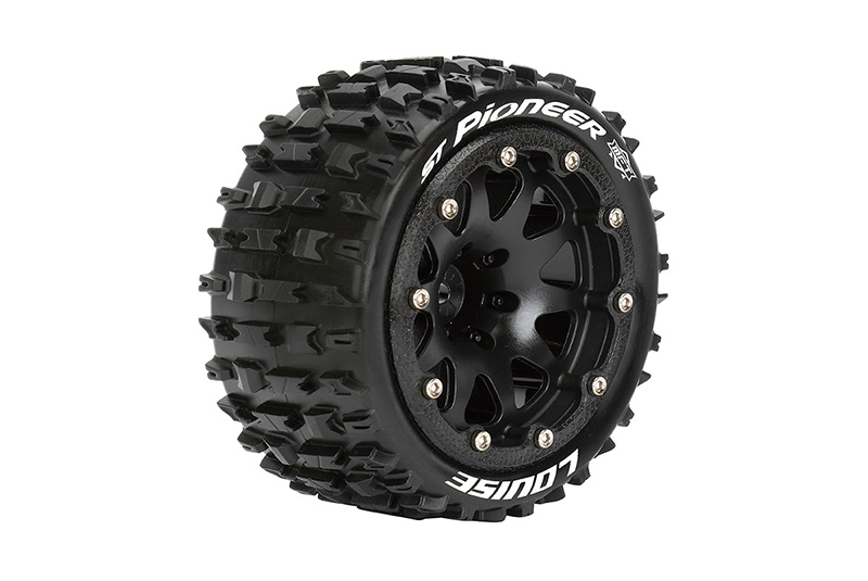 Колеса в сборе Louise Rc для автомоделей 1|10 STADIUM TRUCK HEX 12mm (2шт) - L-T3312SB