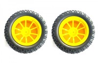 Колеса в сборе (желтые диски) - 31104-YELLOW