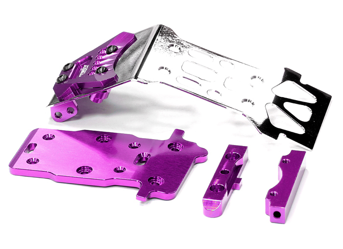 Защита днища задняя (фиолет) для HPI 1|12 Savage XS Flux - T5020PURPLE