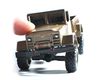 Стендовая модель WPL Военный грузовик (зеленый, желтый), масштаб 1:64 - WPLMB-14