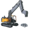Радиоуправляемый экскаватор Double Eagle Volvo EC160E, ковш, масштаб 1:16 2.4G - E568-003S