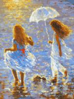 Картина по номерам *Прогулка*, 40*30 см - 048-AS