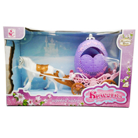 Игрушечная карета *Красотка* с лошадью - Т59150