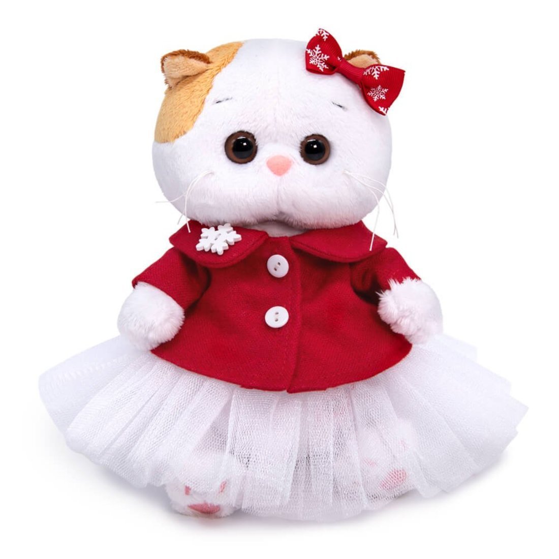 Мягкая игрушка Budi Basa Кошечка Ли-Ли BABY в красном пиджачке 20 см - LB-098