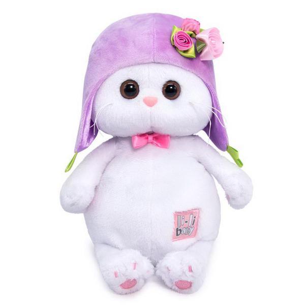 Мягкая игрушка Budi Basa Кошка BABY Ли-Ли в шапочке 20 см - LB-062