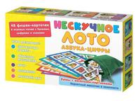 Настольная игра Нескучные игры Нескучное лото Азбука-цифры - 8116