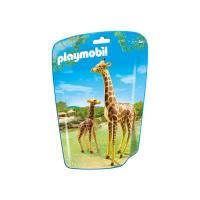 Конструктор Playmobil Зоопарк: Жираф со своим детенышем жирафом - 6640pm