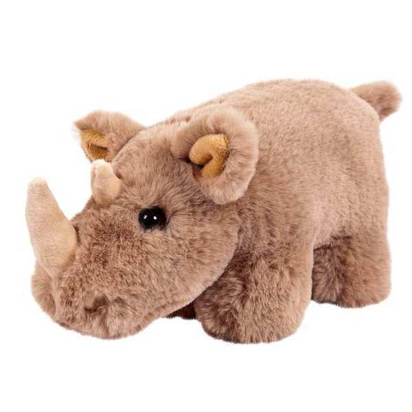 Мягкая игрушка ABtoys Носорог коричневый, 18 см - M5046