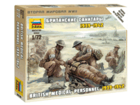 Сборные солдатики Zvezda Британские санитары, масштаб 1:72 - ZV-6228