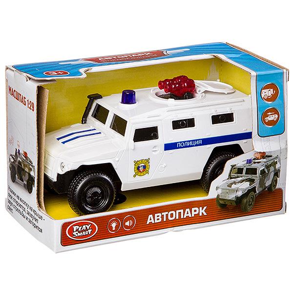 Инерционный внедорожник АВТОПАРК Play Smart, свет, звук - В72538