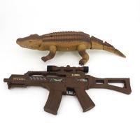 Радиоуправляемая игрушка Крокодил со световым пистолетом Lishi Toys 9985 - 9985B