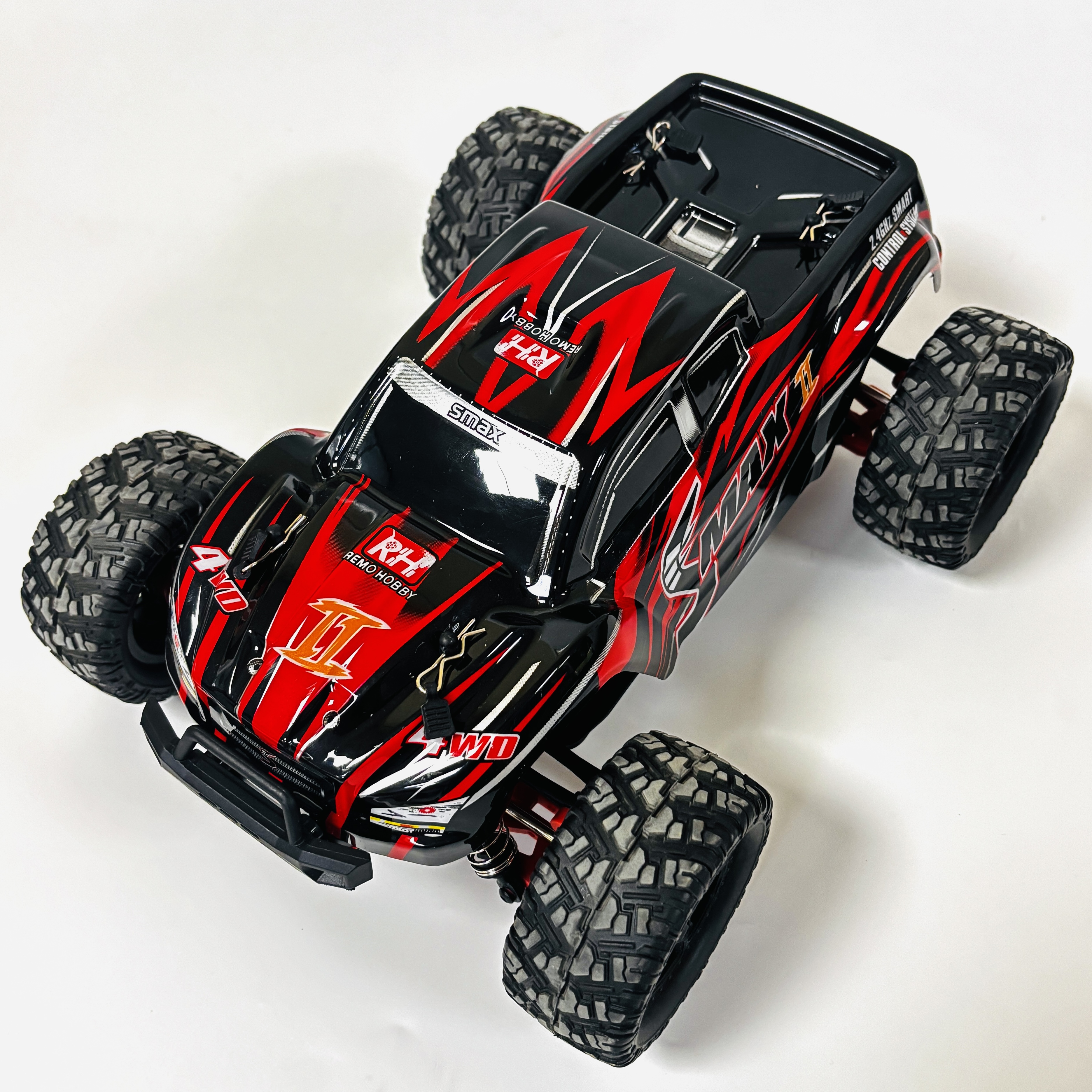 Радиоуправляемый монстр Remo Hobby SMAX UPGRADE V2.0 4WD RTR масштаб 1:16 2.4G - RH1631UPGV2-RED-Уценка