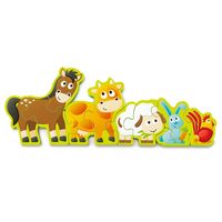 Пазл Hape Числа и животные - E1628_HP