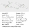 Радиоуправляемая модель самолета X-UAV LY-S10 Mini Goose 1800mm KIT - HP177-0005-KIT