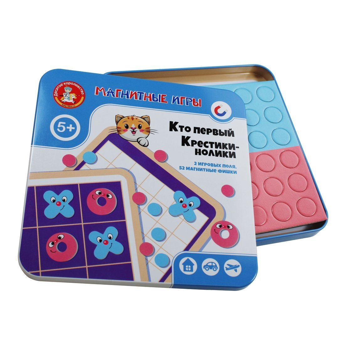Настольная игра магнитная Кто первый Крестики нолики - 04301